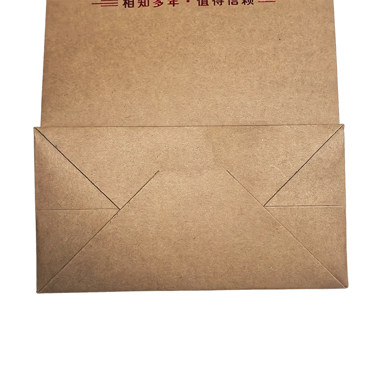 Food Takeaway Kraft Paper Tote Bags